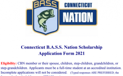 Connecticut B.A.S.S. Nation Scholarship App 2021