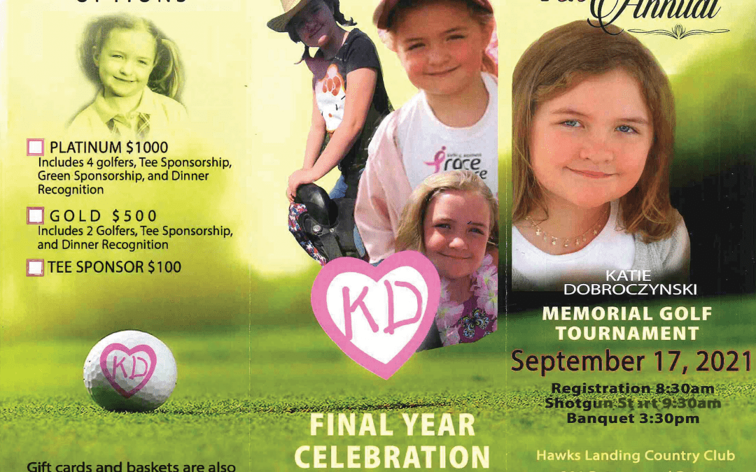 Katie Dobroczynski Memorial Golf Tournament, Sept 17, 2021